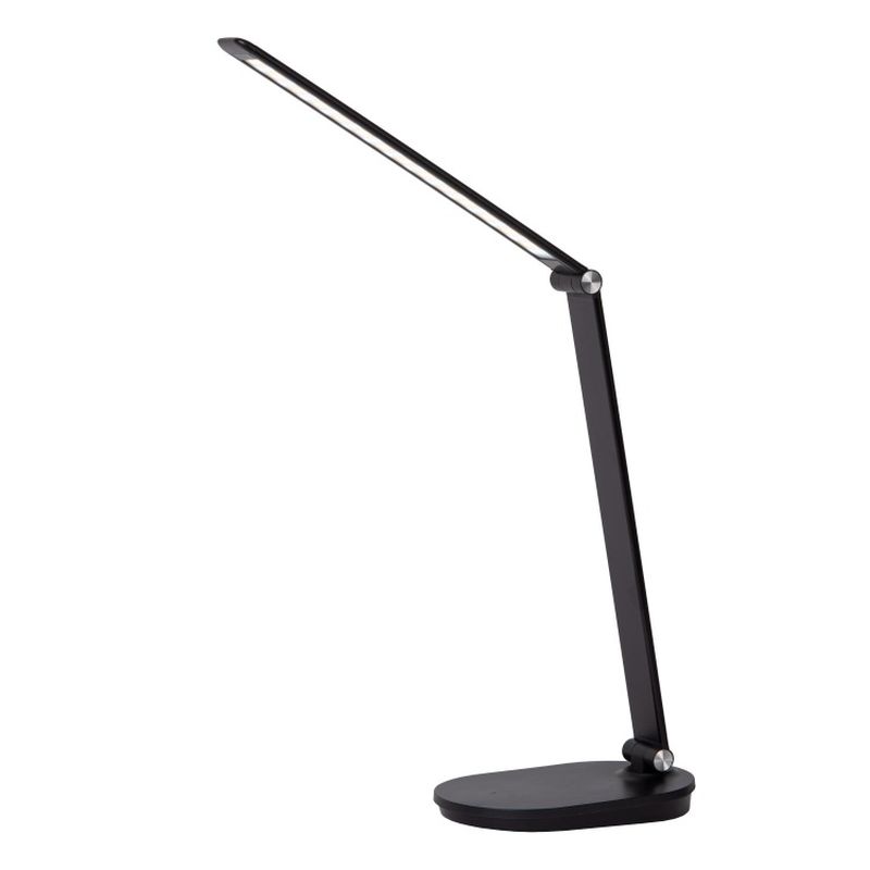 Lucide ALDWIN - Stolná lampa - LED Dim. - 1x8W 2700K/6500K - 3 StepDim - Čierny